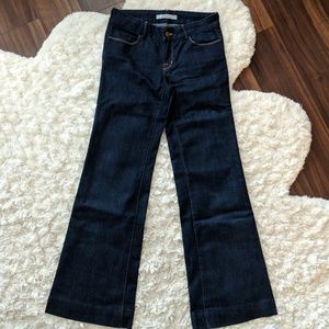J Brand Dark Wide Leg Jeans